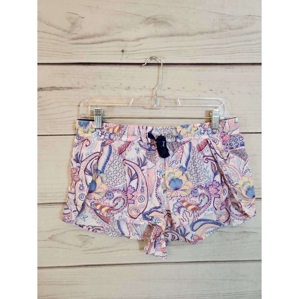 Victoria's Secret Multicolor Paisley High Rise Elastic Waist Sleep Shorts Size M